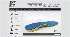 Desktop Screenshot of fitsteppro.com